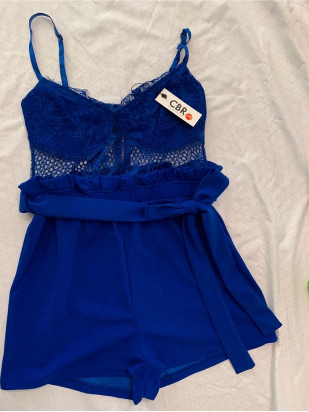 CBR Vibrant Blue Cotton-Blend Top